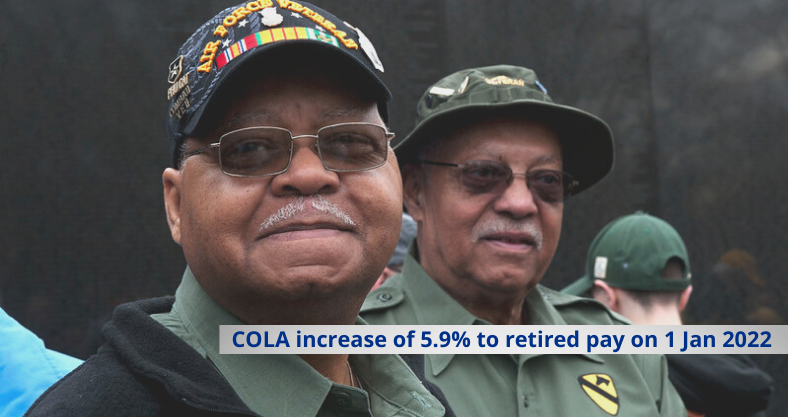 COLA increase of 5.9 percent